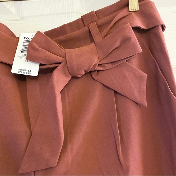 NWT TORRID Self Tie Tapered Pants - Picture 8 of 10